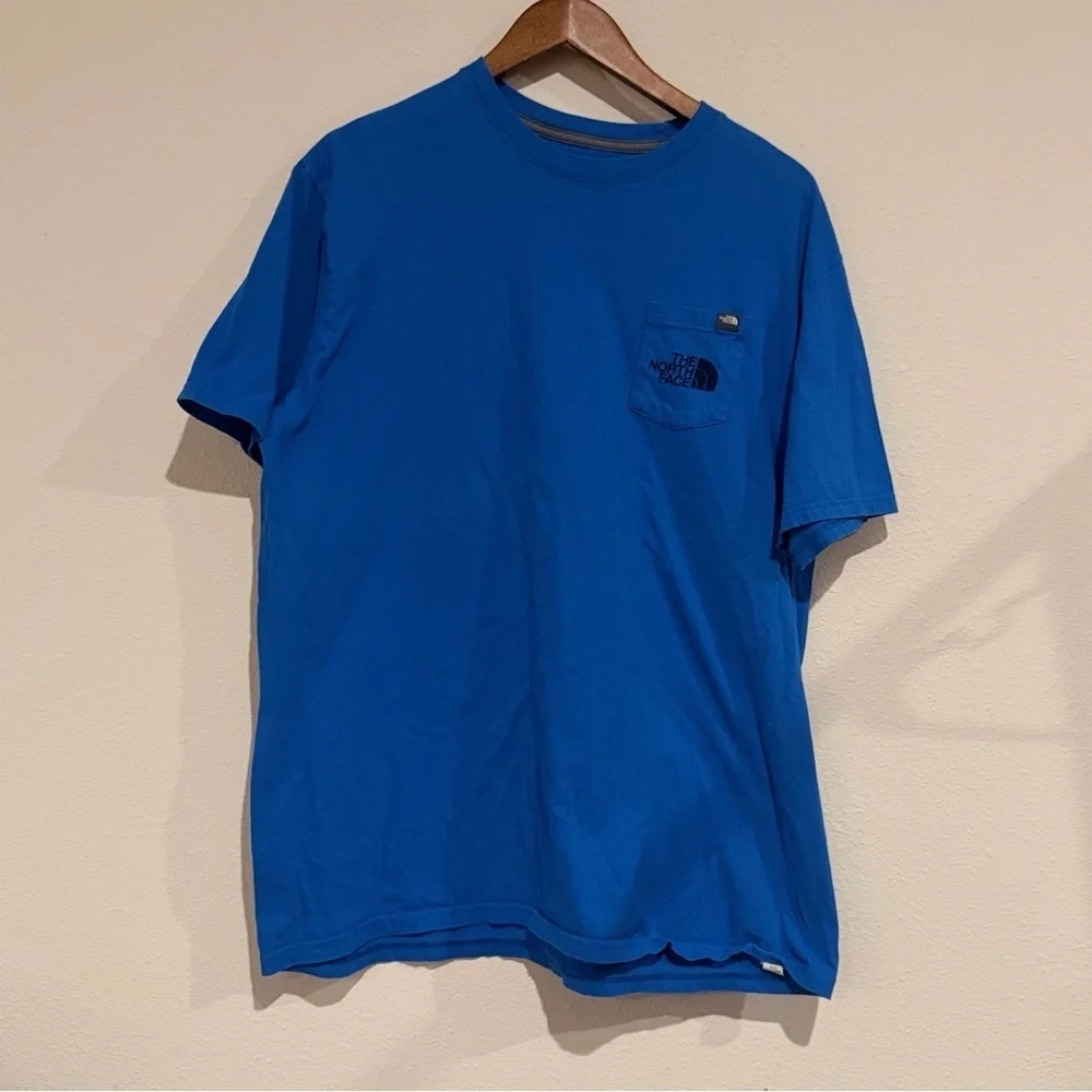 The North Face Men's Short Sleeve Blue Tee